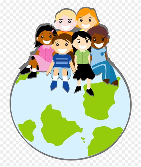 Library Of Children Around The World Clipart Stock Png