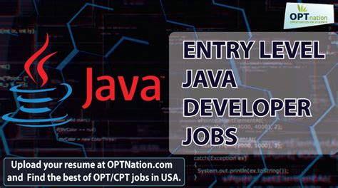 Latest Jobs For Entry Level Java Developer At Any Location In Usa Find