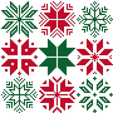 Christmas Stocking Pattern Knitted Christmas Stockings Cross Stitch