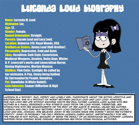 Lucenda Loud Biography English By Javisuzumiya On Deviantart