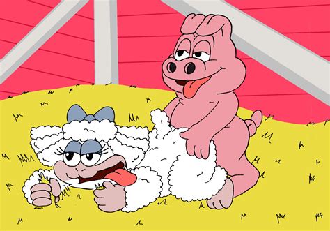 Post 4464807 Garfield And Friends Lanolin Sheep Linkina Orson Pig US Acres