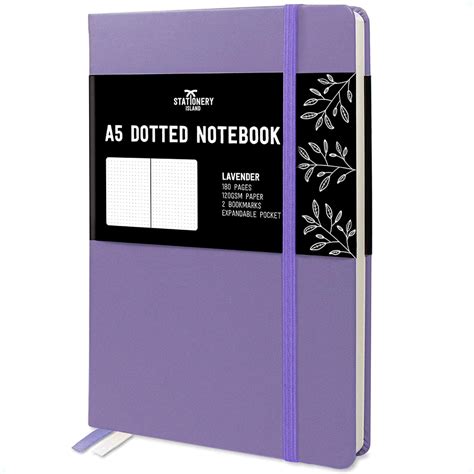 Bullet Journal A5 Dotted Notebook Hardcover 120gsm Paper 180