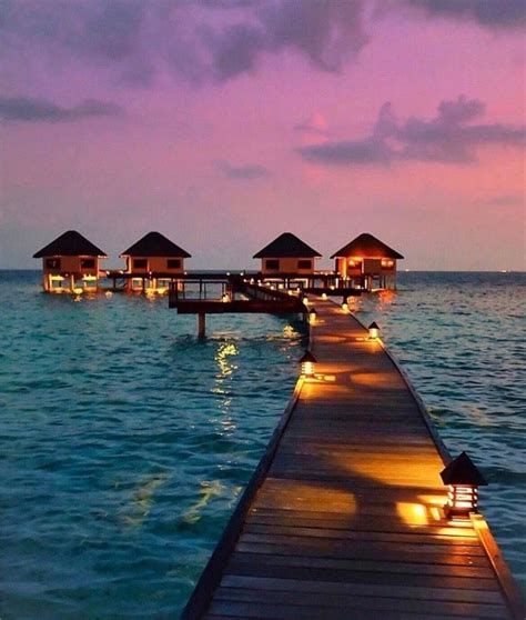 Maldives Tempat Yang Indah Hari Libur Liburan Impian