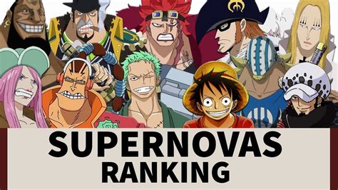 Ranking Dos Supernovas One Piece Youtube