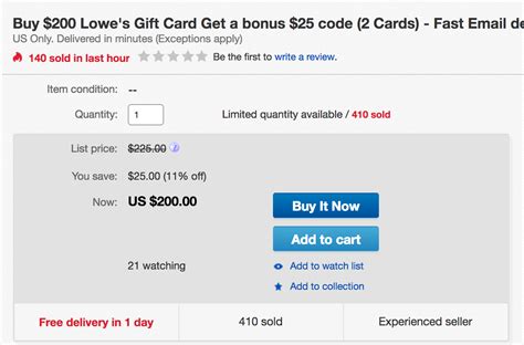 To check your lowe's gift card balance, go to customer service page. Lowe's Gift Card: $225 in credit for $200 w/ free email ...