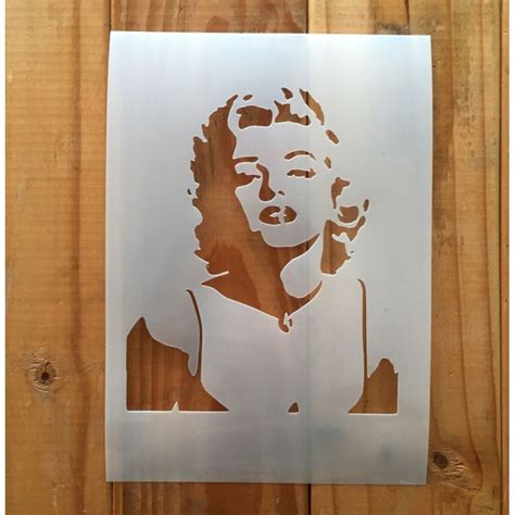 Marilyn Monroe Stencil For Home Wall Interior Decor Famous Person