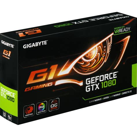Видеокарта Gigabyte Geforce Gtx1080 8192mb G1 Gaming Gv N1080g1 Gaming
