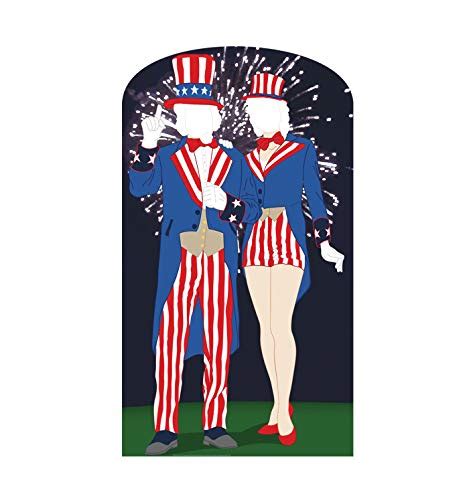 Buy Advanced Graphics Aunt And Uncle Sam Stand In Life Size Cardboard