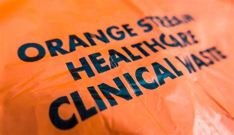 Orange Clinical Waste Bags Hygienic Disposal Solutions By Tcw