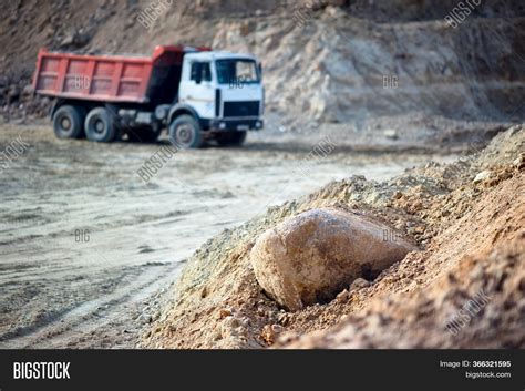 Pile Ore Rocks Over Image And Photo Free Trial Bigstock