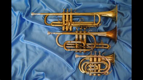 Comparison Pocket Trumpet Bb Trumpet And Cornet Youtube