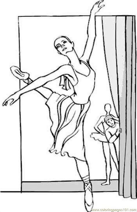 Ballet Position Coloring Page Printable Page For All Ages Coloring Home