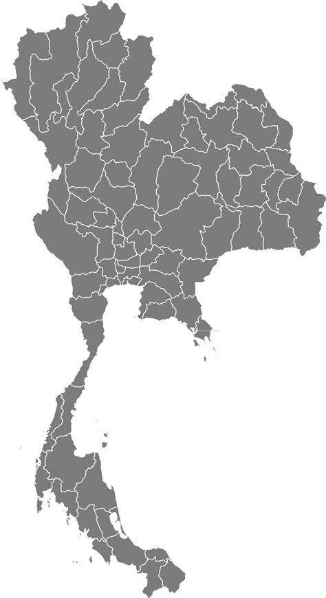 Discover more than 1200 maps. Free Blank Thailand Map in SVG - Resources | Simplemaps.com