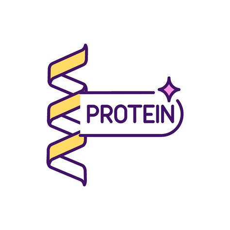 Protein In Food Rgb Color Icon 2206870 Vector Art At Vecteezy