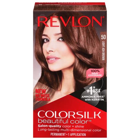 Save On Revlon Colorsilk Beautiful Color Permanent Light Ash Brown 50 Order Online Delivery Giant