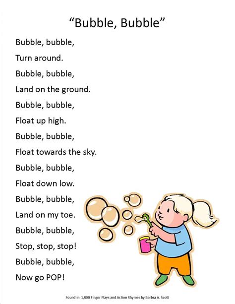 Kids Rhyming Poems