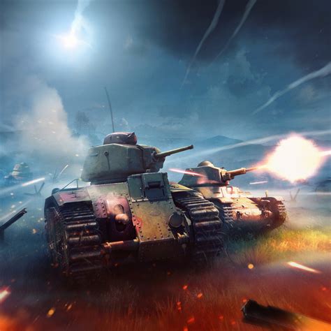 2932x2932 Resolution Tank War Thunder Game Ipad Pro Retina Display