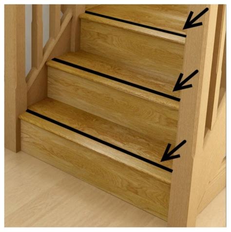 Often a short run will have far more impact in determining if you will slip down the stairs. Embedded Anti Slip Inserts For Stair Treads In Wood Steps ...