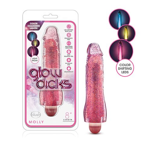 Glow Dicks Molly Vibe Pink