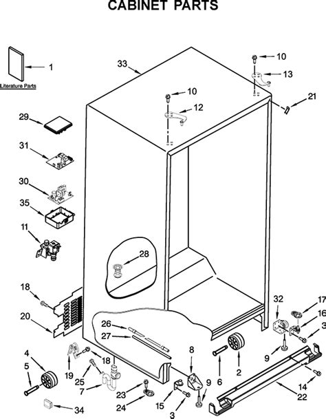 Denne vejledning hører under kategorien køleskabe og er blevet bedømt af 1 personer med et. KitchenAid KSC24C8EYY02 Refrigerator | Partswarehouse