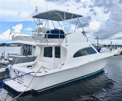 Saltwater Fishing Yachts For Sale 1991 Used Ocean Yachts 42 Super