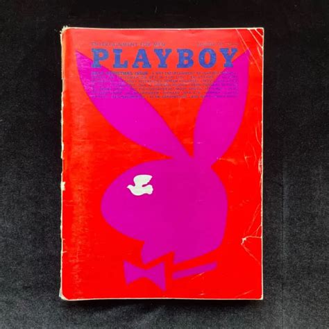 Playboy Magazine December 1971 Centerfold Intact Acceptable