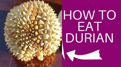 How to eat Durian Video - YouTube