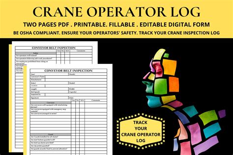 Crane Operator Log Book Daily Inspection Checklist For Overhead Cranes