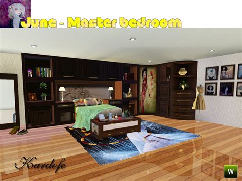 The Sims Resource June Master Bedroom