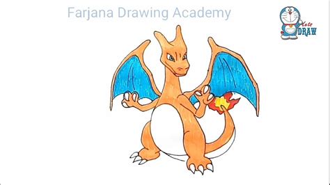 How To Draw Charizard Pokemon Step By Step