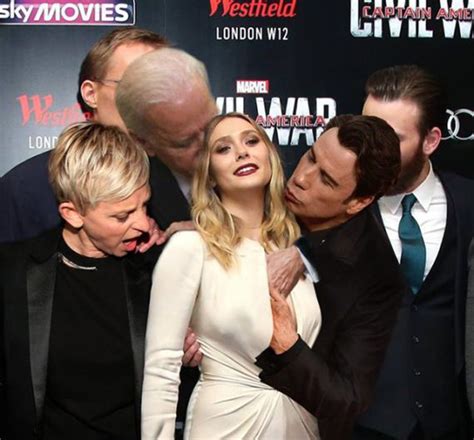 First, chris evans & olsen had then gone to promote infinity: A Chris Evans le llueven los memes por mirarle el escote a ...