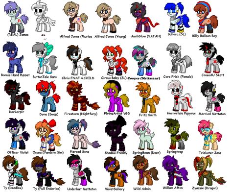 My Ponytown Ponies By Flyingartist Vgs On Deviantart