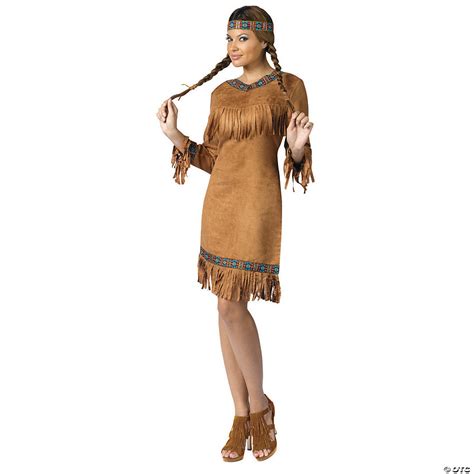 Womens Native American Costume Mediumlarge Halloween Express