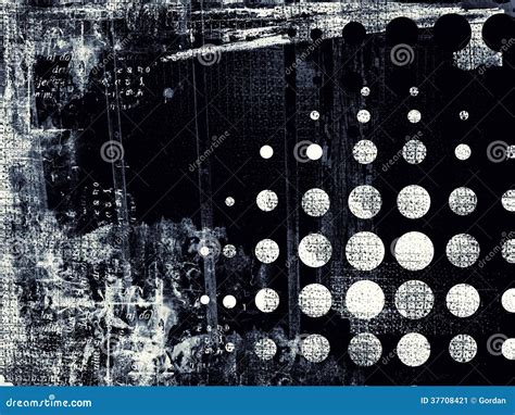 Grunge Textured Abstract Digital Background Stock Illustration