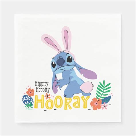 Easter Stitch | Hippity Hoppity Hooray Napkins | Zazzle.com in 2021