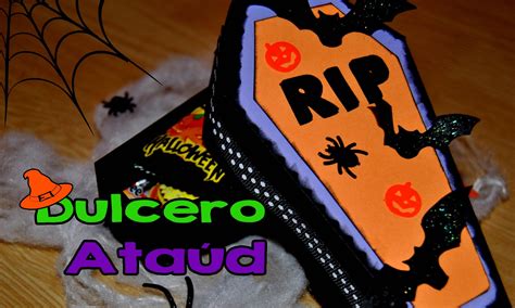 Diy Dulcero Ataúd Halloween Treat Box Halloween Dulceros Para