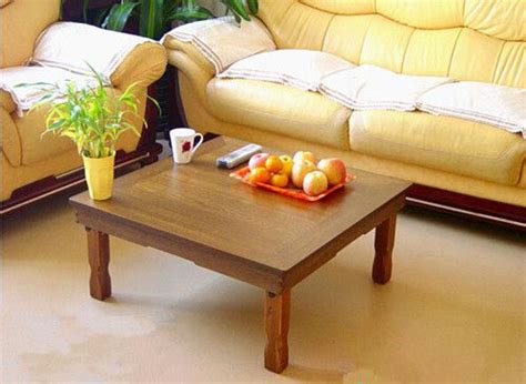 2019 Korean Low Table Folding Legs Square 80cm Asian Antique Furniture