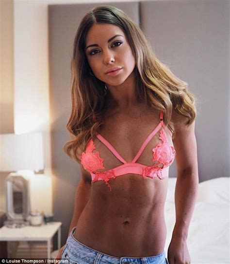 Made In Chelseas Louise Thompson Brags About Ab Progress Daily Mail