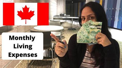 Monthly Living Expenses Cost Of Living In Canada Youtube