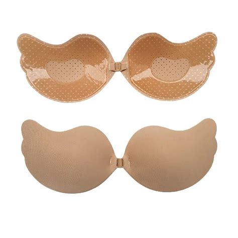 New Arrival Thin Plus Size Silicone Large Cup Uplifting Bra Bare Breast
