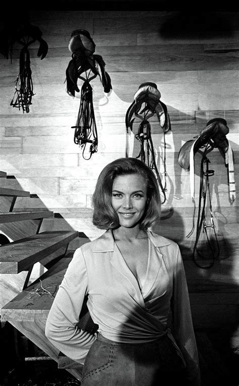 Honor Blackman In Goldfinger From James Bond Behind The Scenes E
