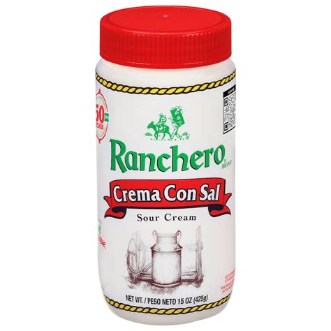 Ranchero Crema Con Sal Cacique Inc