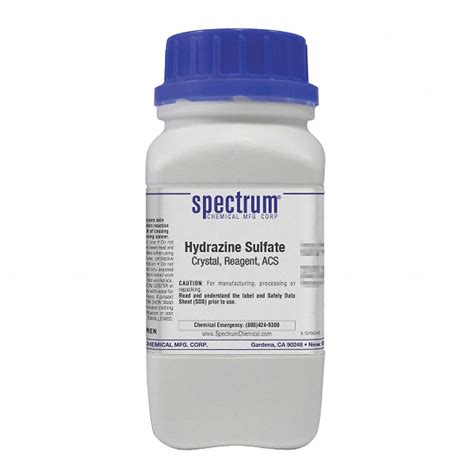 10034 93 2 Fw 13012 Hydrazine Sulfate Crystal Reagent Acs