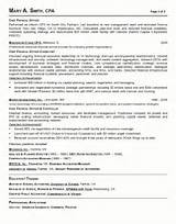 Pictures of Finance Resume