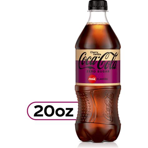 Cherry Vanilla Coke Zero Sugar Cherry Vanilla Flavored Coca Cola Diet
