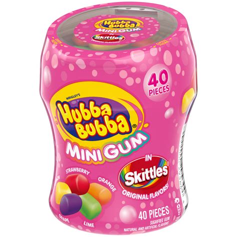 Hubba Bubba Sugar Free Skittles Gum 282oz Grandpa Joes Candy Shop