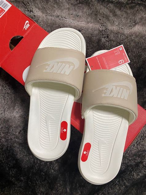 Nike Nude Slippers On Carousell
