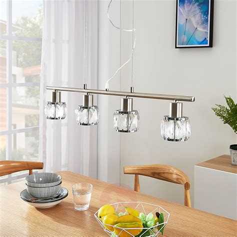 Bijzondere design hanglampen voor boven de eettafel in de keuken, woonkamer of in andere ruimtes in hoogte verstelbaar met meerdere hanglampen makkelijk &; 6 prachtige led-hanglampen voor boven de eettafel - Woonstijl