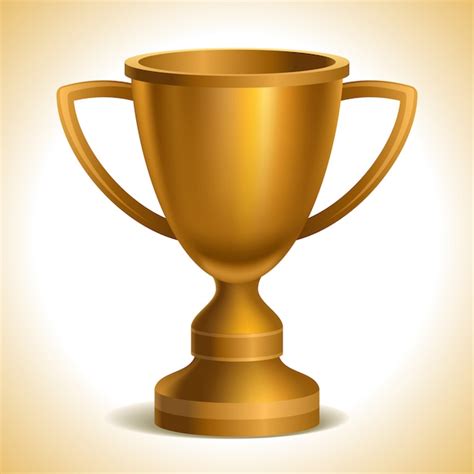 Premium Vector Gold Trophy Cup