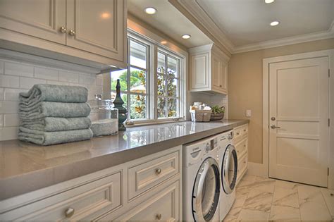 In a modern home, a laundry room would be equipped with an automatic washing machine and clothes dryer, and often a large basin, called a laundry tub. I Could Live Here: Dream Laundry Room • Brittany Stager